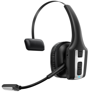 DH19 Lightweight Bluetooth Headset with Dual Mic ENC Noise Cancelling Microphone, Trucker Headset wi
